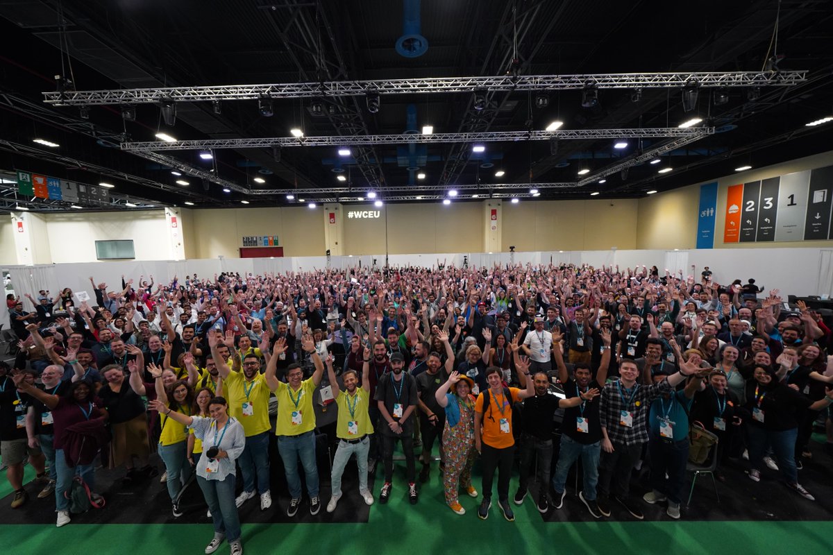 Contributor Day was amazing, thanks to all our wonderful contributors!
We can't wait to see you all tomorrow for more exciting sessions.
#WCEU