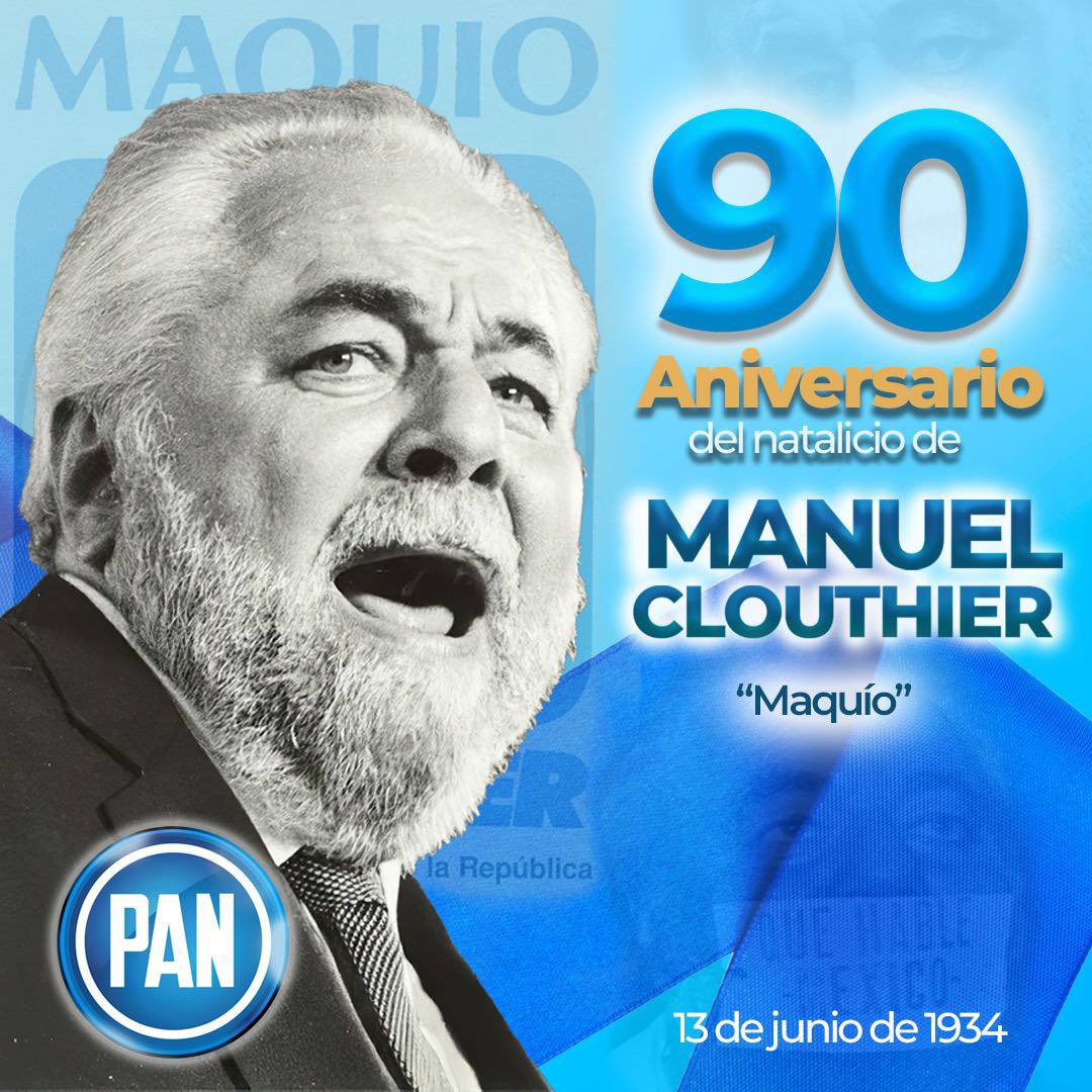 Hoy, hace 90 años, nació el gran Manuel Clouthier “Maquío”, un verdadero luchador y constructor de la democracia mexicana.

“Sólo está derrotado aquel que ha dejado de luchar”
