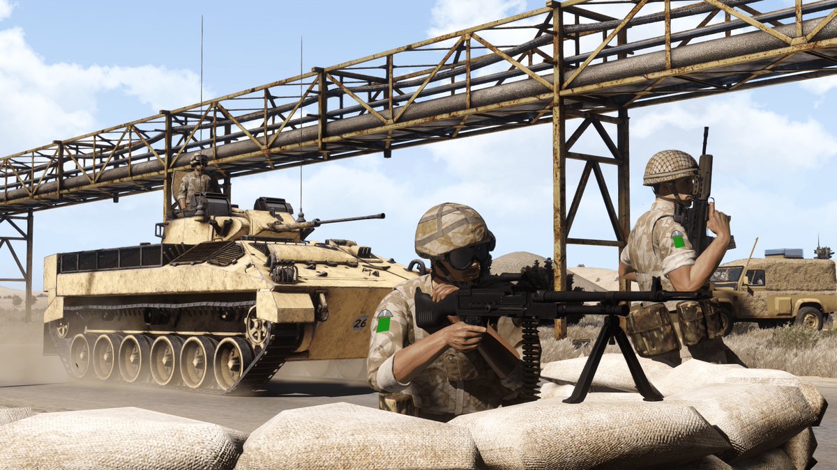 ArmaPlatform's tweet photo. Queen and Country is an #Arma3 mod which adds accurate and high quality British military equipment that is period correct to the Invasion of Iraq (Operation Telic) and the War in Afghanistan (Operation Herrick).

🔗: https://t.co/oV2b5lLMF7 https://t.co/MUef1qrd18