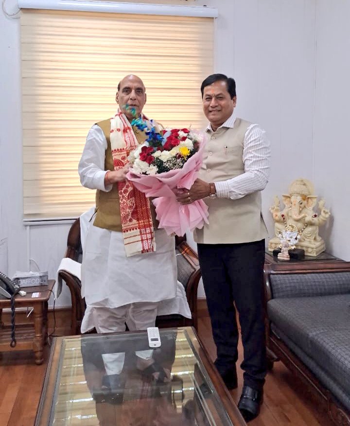 Called on Hon'ble Union Defence Minister and senior <a href="/BJP4India/">BJP</a> leader Shri <a href="/rajnathsingh/">Rajnath Singh</a> ji in New Delhi and extended my best wishes for once again taking charge of the important portfolio.

Always inspired by his guidance and support.