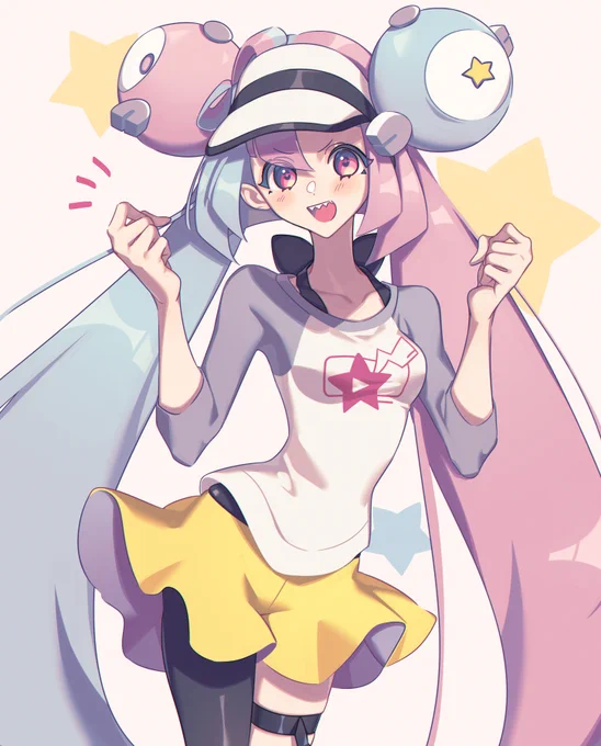 めいっぱいコスプレを楽しむナンジャモちゃん 