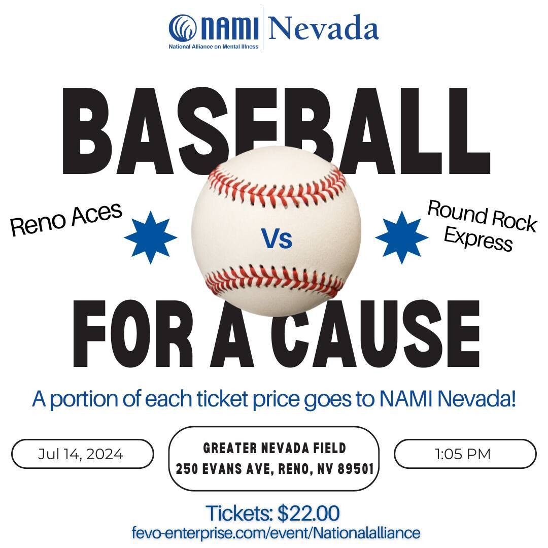 NAMI_Nv's tweet image. ⚾⚾ This will be a fun day out for the whole family. 
Join us as the Reno Aces go head-to-head with The Round Rock Express. 

Jul 14, 1:05 PM PDT
Greater NV Field
250 Evans Ave, Reno, NV 89501, US

fevo-enterprise.com/event/National…

#baseballforacause #homerunforhope @renoaces