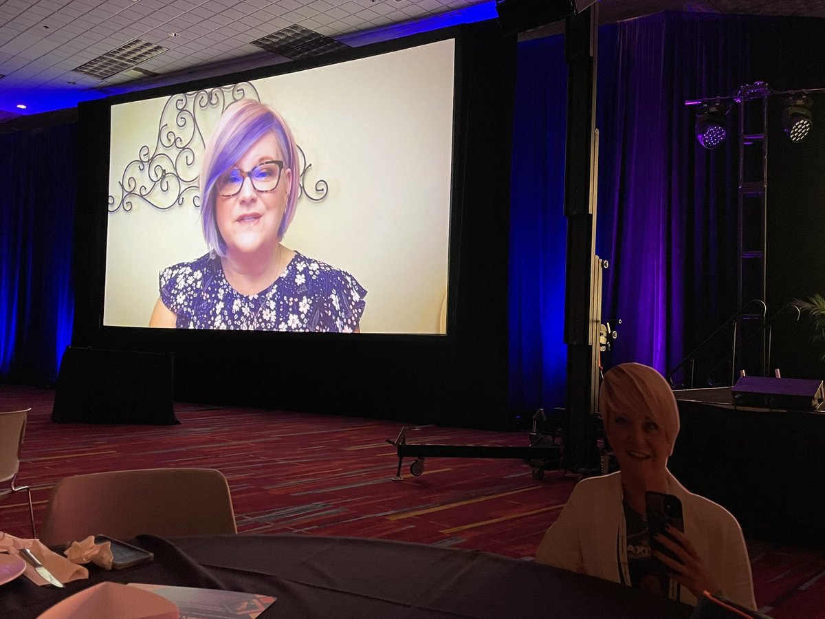 GinaSans's tweet image. Tammy and #Flammy in the same frame. Kicking off the #avixawomen breakfast on the right foot.  Missing you, Tammy!!! #infocomm24 #wavit