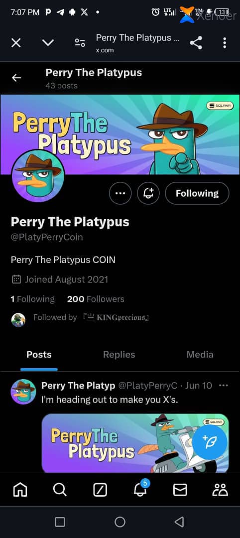 DefiKing555's tweet photo. I just woke up to see that @PlatyPerryCoin has surpassed 15k followers on 𝕏 in less than 24 hours.

𝐖𝐇𝐀𝐓 𝐓𝐇𝐄 𝐅*𝐂𝐊 𝐃𝐈𝐃 𝐓𝐇𝐄𝐘 𝐃𝐎?

The ticker is $Perry

I'm in it for the love of platypuses

@blknoiz06 @LullabyWeb3 are you riding this already? https://t.co/sExDHhULY6