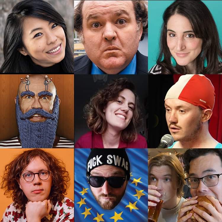 Monday Club 
17 June 7pm
museumofcomedy.ticketsolve.com/ticketbooth/sh…

Olaf Falafel, Ginnia Cheng, Ian Lane, Max Devine, Burger and a Pint, Andrea Hubert, LJ Da Funk, Kathy Maniura, Jake Baker, Ed Aczel, Andy Barr, Dave Durkom, Sam Nicoresti, MC Tony Dunn

Bloomsbury Way
WC1A 2SR