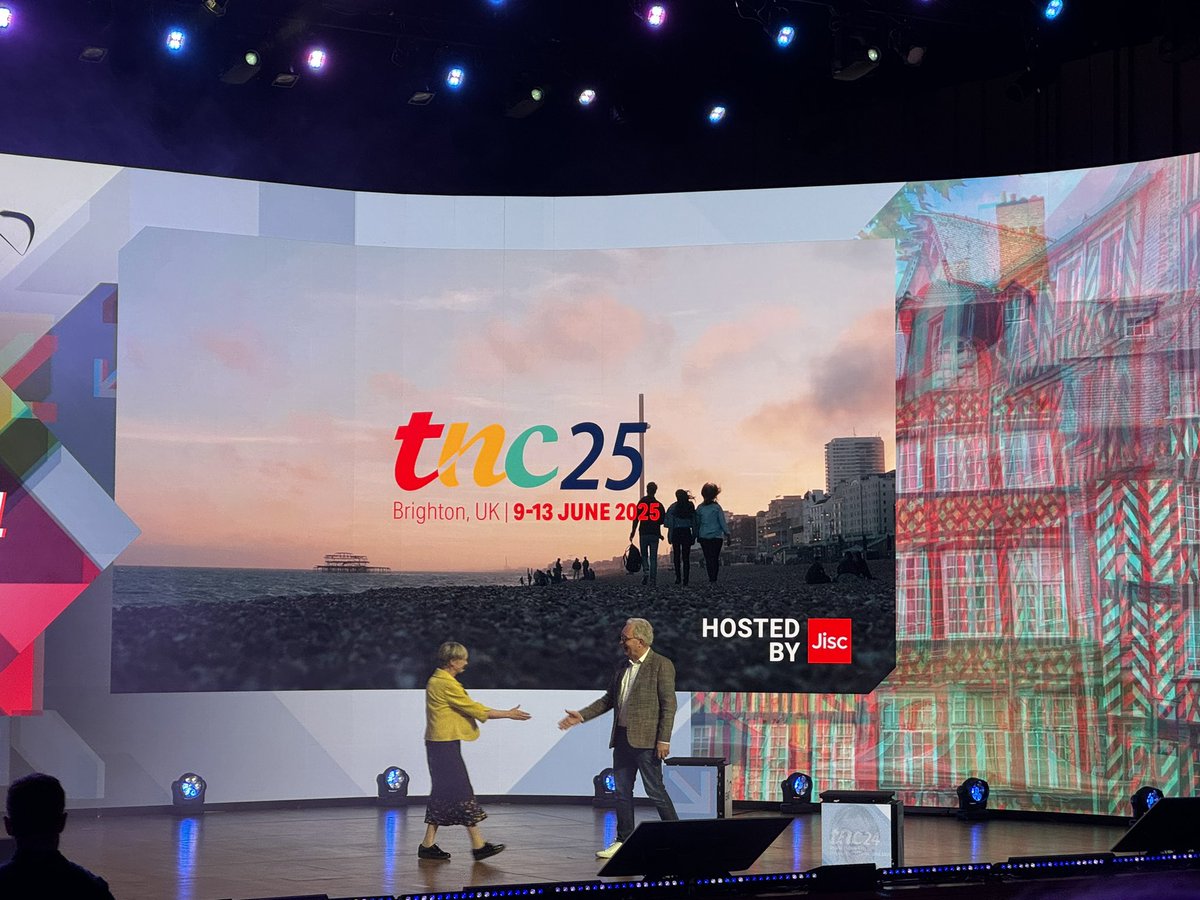 Woohooo!! <a href="/TNC_GEANT/">TNC24 (GÉANT @geant@mstdn.social)</a> will be hosted by <a href="/Jisc/">Jisc</a> Congratulations! All the best to the organising team and maybe see you there!  💃🎉