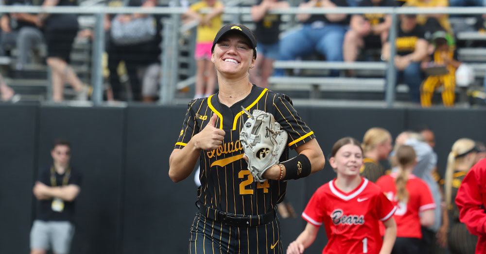 Home State Hawkeye: Two-time state champion, Jena Young, is a rising star for the <a href="/iowasoftball/">Iowa Softball</a> program. Learn more about her and how she adjusted so quickly to Division I softball. foriowa.org/iowa-stories/i…