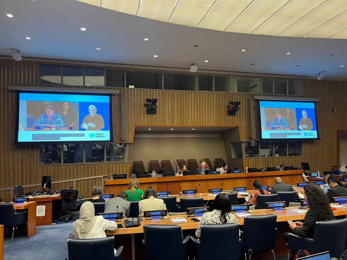 InclusionIntl's tweet photo. "Ending segregation is not only possible but it is the only way forward. Keystone
stands ready to support this collective journey towards inclusion."

- @genfitzgibbon at @Keystone_KHS 

#COSP17 #COSP #CRPD #EndInstitutionalisation https://t.co/AnnkOqC6zW