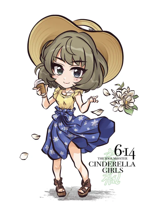 去年の楓さんです花ですが特訓後のですよ|ω・)#高垣楓#高垣楓生誕祭2024#高垣楓誕生祭2024 