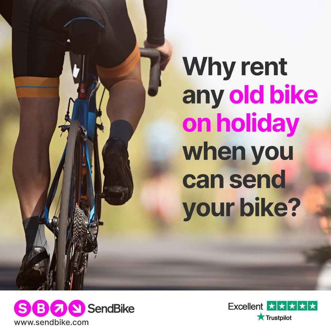 Ready to take your bike abroad for the ultimate cycling trip? 🚲 
At SendBike, we don’t just ship from the UK – we’re your go-to team for collecting and delivering anywhere in the world. 🚚✈️  sendbike.com #sendbike #cycling