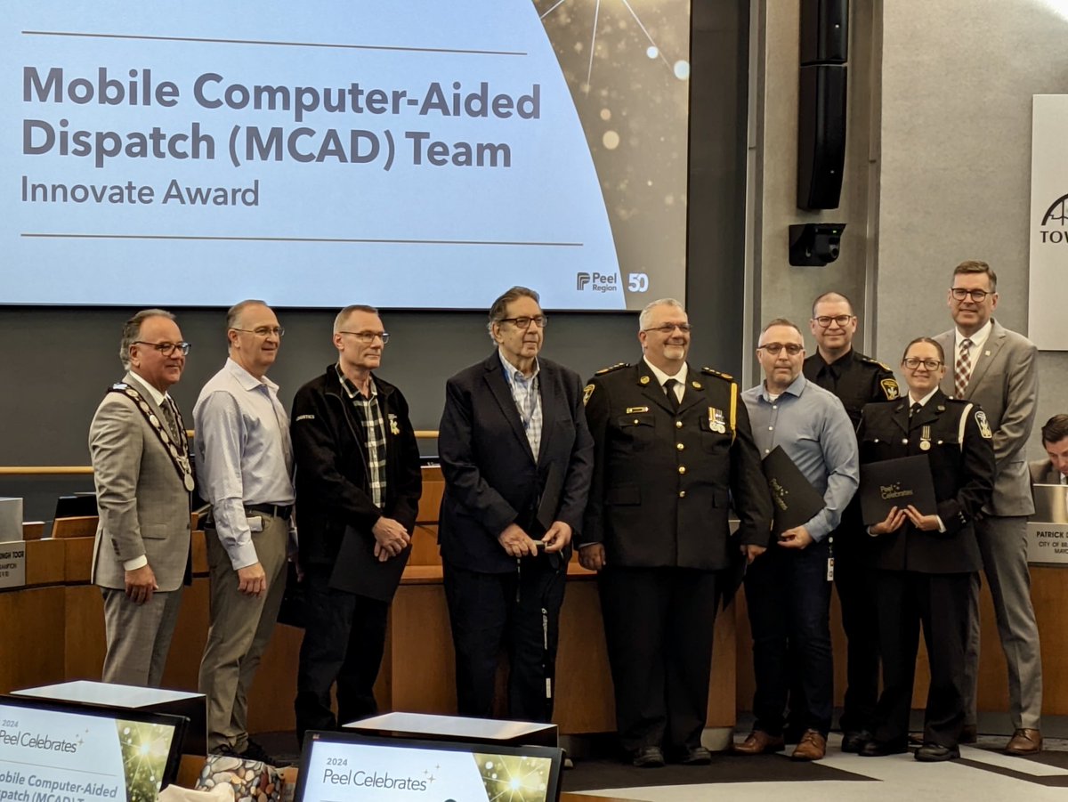Brian Gibson (@prps_chief) on Twitter photo Congratulations to the team for winning the <a href="/regionofpeel/">Peel Region</a> Innovate Award.
This team from several program areas worked together to implement a new technology to provide Paramedics faster access to critical information and improve response to 911 emergencies.
Well Done 🚑💻 Congratulations to the team for winning the <a href="/regionofpeel/">Peel Region</a> Innovate Award.
This team from several program areas worked together to implement a new technology to provide Paramedics faster access to critical information and improve response to 911 emergencies.
Well Done 🚑💻
