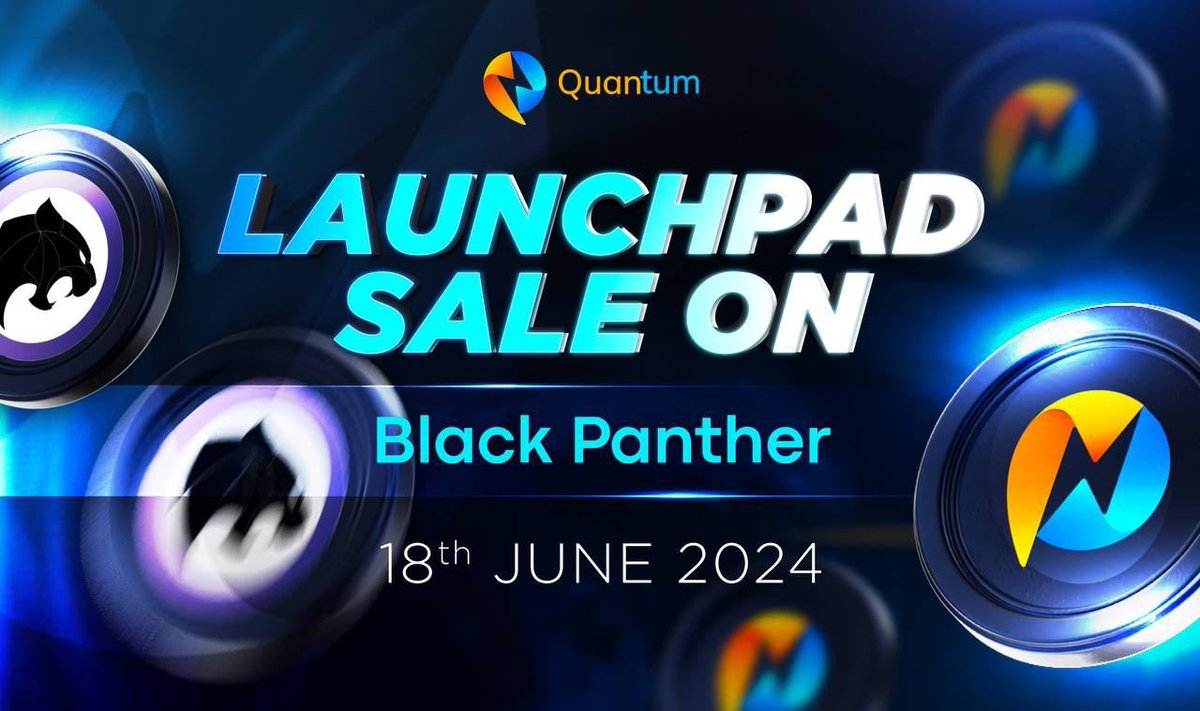 Quantum Finance Launchpad sale on Black Panther!⚡️

We are delighted to announce the next phase of our collaboration, we will be holding our first launchpad sale on the BlackPanther Hub on 18th June!🐆

In the upcoming days we are coming with the sale details and exclusive event