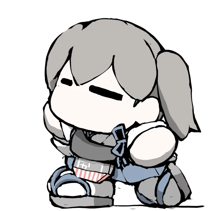 艦これラクガキ、まめ艦かが^^ひこーきのぽーず、だそうですw 