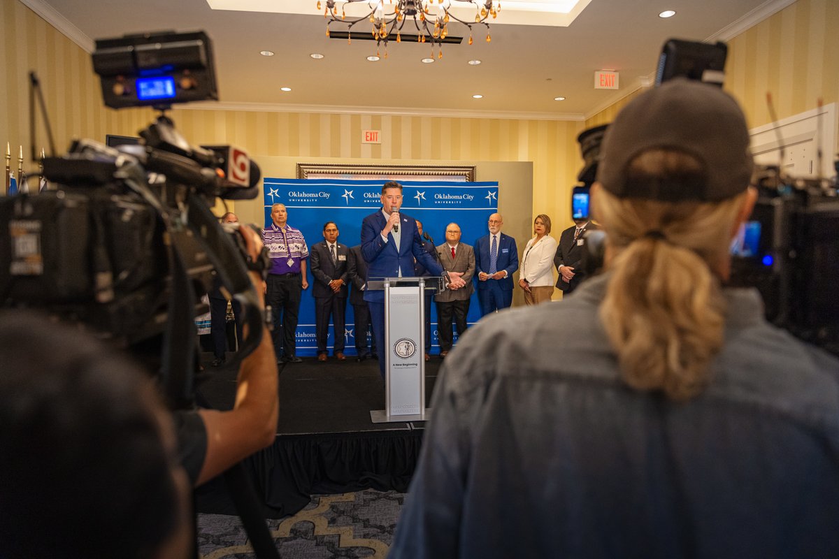 OCULAW's tweet image. OCU Law and OCU made the exciting announcement this week that OCU Law will be the home of the new Tribal Sovereignty Institute!

The first phase of the Institute will include the hiring of an executive director, who will be a full-time member of the law school faculty. 1/