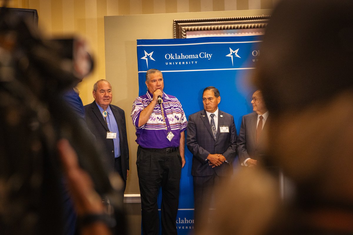 OCULAW's tweet image. OCU Law and OCU made the exciting announcement this week that OCU Law will be the home of the new Tribal Sovereignty Institute!

The first phase of the Institute will include the hiring of an executive director, who will be a full-time member of the law school faculty. 1/