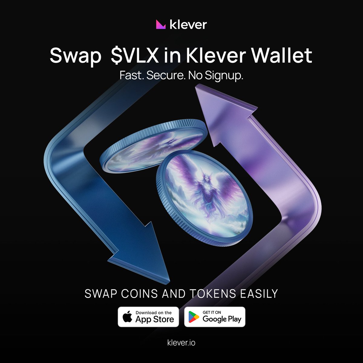 VLX from @velix_vlx now listed in KleverSwap 🔥 Access #KleverWallet ➡️  Select Swap & filter your #token now! Download Klever Wallet 👉  https://t.co/1p9xoCREju #crypto #portfolio