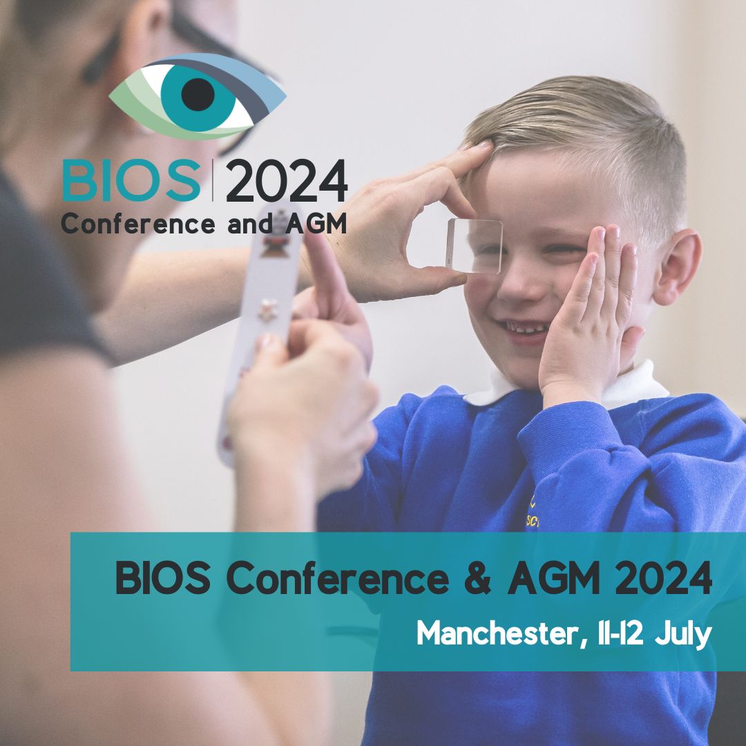 BIOS_Orthoptics's tweet photo. We've added the agenda for the BIOS Conference to our website!
Tickets are still available for both days, including discounts for students and support workers, as well as for members of both BIOS and the IOA.
Check it out: https://t.co/AbY9oZefFC #BIOS24 https://t.co/51UymAHkA0