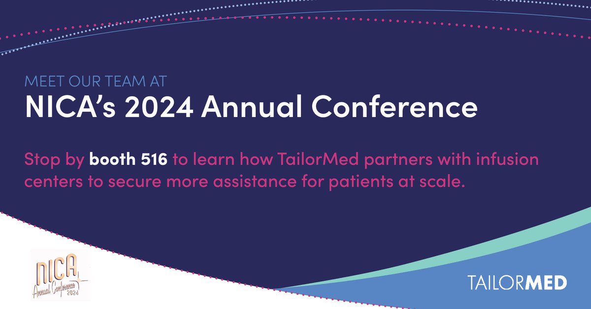 Next week, we're heading to Vegas for #NICA2024!👋Stop by booth 516 and meet our team. Looking forward to chatting w/ #infusioncenter leaders about how we can expand #patientaccess to lifesaving treatments.
<a href="/infusioncenter/">National Infusion Center Association (NICA)</a>