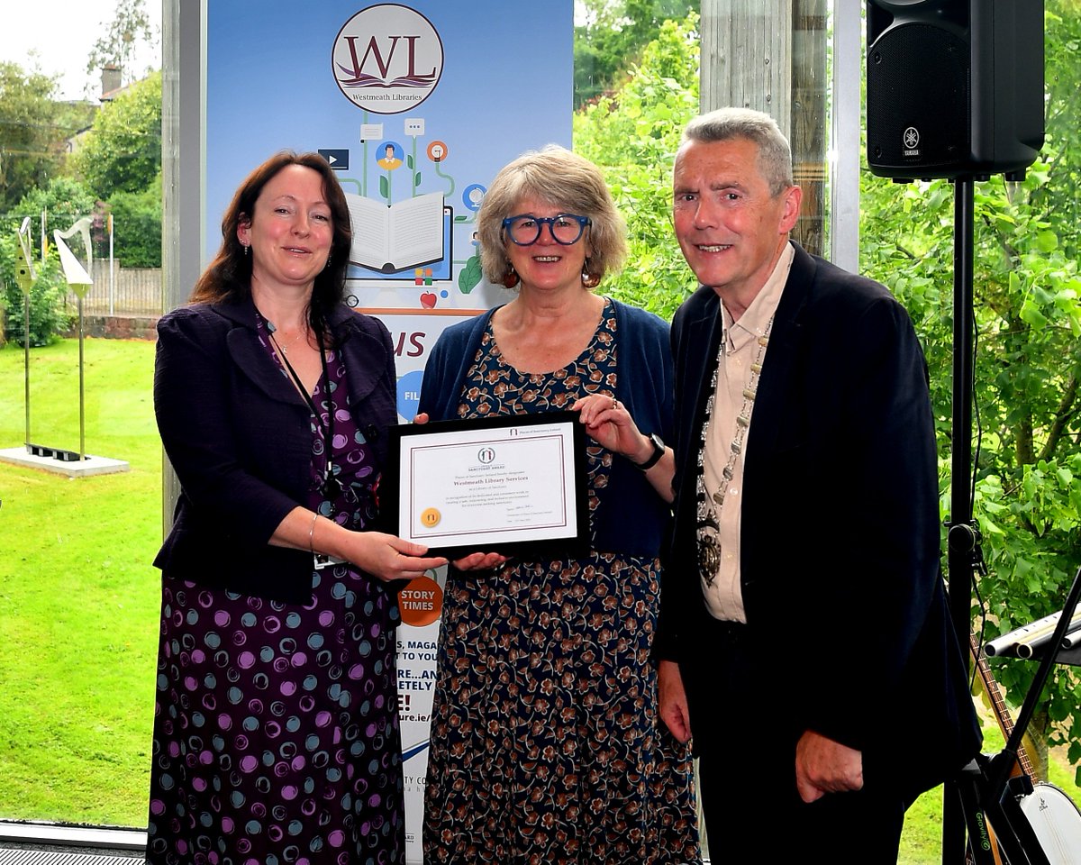 Places of Sanctuary Ireland (@posirl) on Twitter photo Congratulations to Westmeath Library Services, which has recently joined the growing network of Libraries of Sanctuary in Ireland, with Mullingar Library hosting an award ceremony on 27th May to mark the occasion. Read more bit.ly/3zbqtoo <a href="/whcclibrary/">Westmeath Libraries</a> <a href="/SofSIreland/">Schools of Sanctuary Ireland</a> Congratulations to Westmeath Library Services, which has recently joined the growing network of Libraries of Sanctuary in Ireland, with Mullingar Library hosting an award ceremony on 27th May to mark the occasion. Read more bit.ly/3zbqtoo <a href="/whcclibrary/">Westmeath Libraries</a> <a href="/SofSIreland/">Schools of Sanctuary Ireland</a>