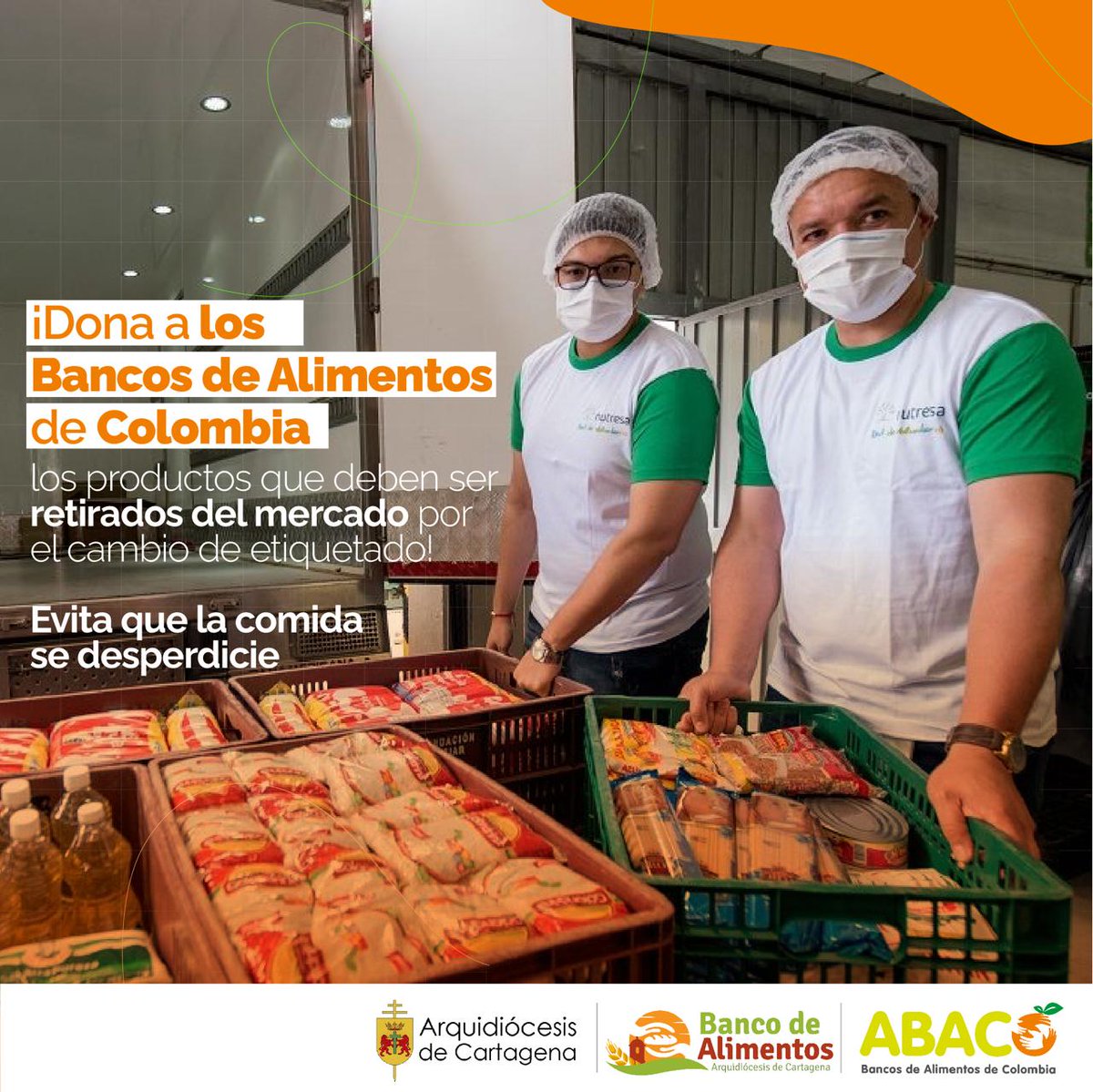 BancoAlimentosC's tweet photo. ¡Cumple con la Normatividad y Ayuda a Evitar el Desperdicio! 🚫🍔➡️🍽️

Dona los alimentos aptos no comercializables a los Bancos de Alimentos de Colombia y marca la diferencia. ¡Estamos preparados para recibir y entregar tu donación! 🤝❤️ #BancosDeAlimentos #ABACO https://t.co/JBrAgMoxvr