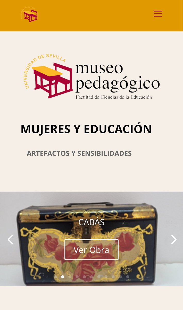 Magnífica exposición organizada por  <a href="/PablolvarezDom1/">Pablo Álvarez Domínguez</a> de la <a href="/unisevilla/">Universidad de Sevilla</a> 

grupo.us.es/mujeryeducacio…