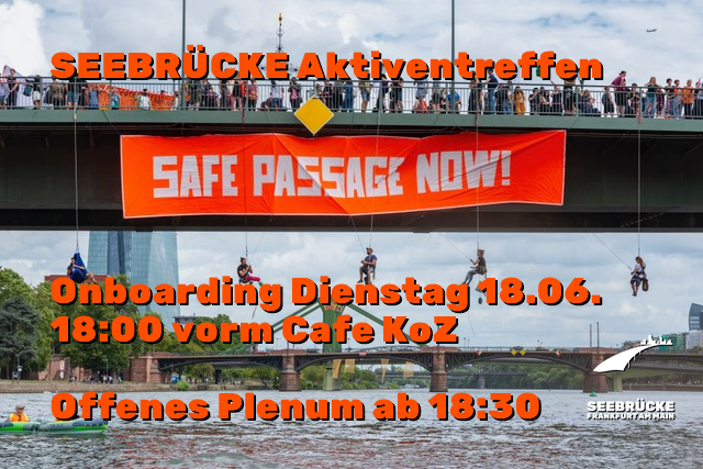 Seebrücke Frankfurt tweet media