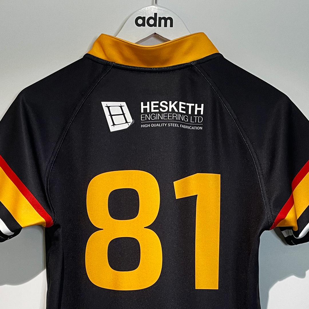 admcustomwear's tweet photo. We have recently supplied the Vets team over at Orrell RUFC with this amazing sublimated jersey, for their upcoming match against Ormskirk๐
The jersey itself is inspired by their 90s retro kit.
#adm #makeityours #sublimatedjersey #rugbyunion #rugbykit #OrrellRUFC #RugbyVets https://t.co/3BERUddsaI