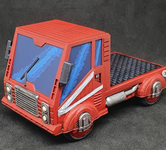 Corvusgamester1's tweet photo. The 28mm scale #cyberpunk Small Utility Vehicle brilliantly painted up by nate_zettle on Insta. https://t.co/ABMPEiAVUW #3Dprinting #wargaming #judgedredd #infinitythegame #realitysedge #terrain #tabletopgaming https://t.co/5xZ7d6E0dV