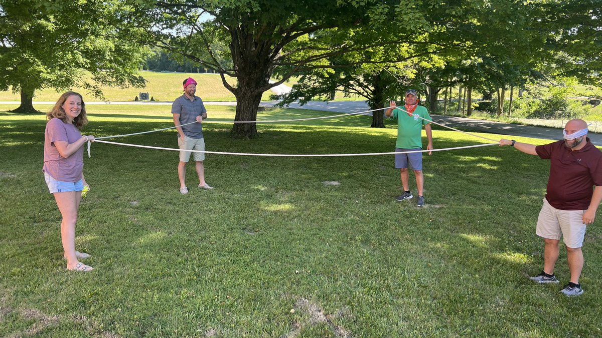 VoelzJames's tweet photo. Thanks to @thitchcock99 for leading a fantastic retreat for our Admin/@NPHS_Counseling  Team. We had great sessions on improving teamwork and finding new ways to communicate.  We are ready for a great 2024-25 school year. @llantrip @ginapleak @NewPalAsstSup @MitchanerNPCS https://t.co/Y6Te4qceCq