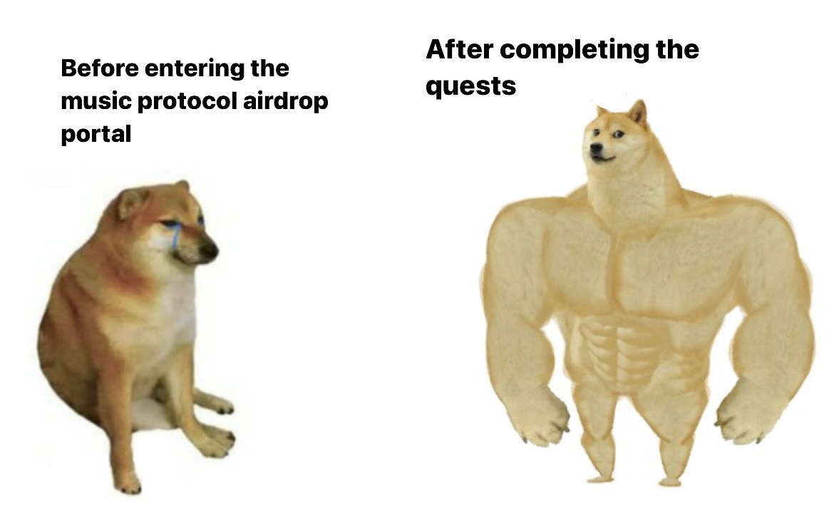 Enter the drop portal... Complete the quests... Climb the leaderboard... See you there. 👇
airdrop.musicprotocol.io/dashboard
