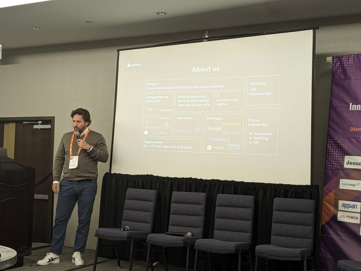 ITIC Chicago 2024

🌟Live Update: Day 2 of Insurance Tech &amp; Innovation Conference 2024!🌟

Richard Meyer, Head of Global Customer Success, apinity sharing his insights on "How the insurance industry can meet the megatrends AI' 'Compliance," &amp; Regulation by using API platforms?"