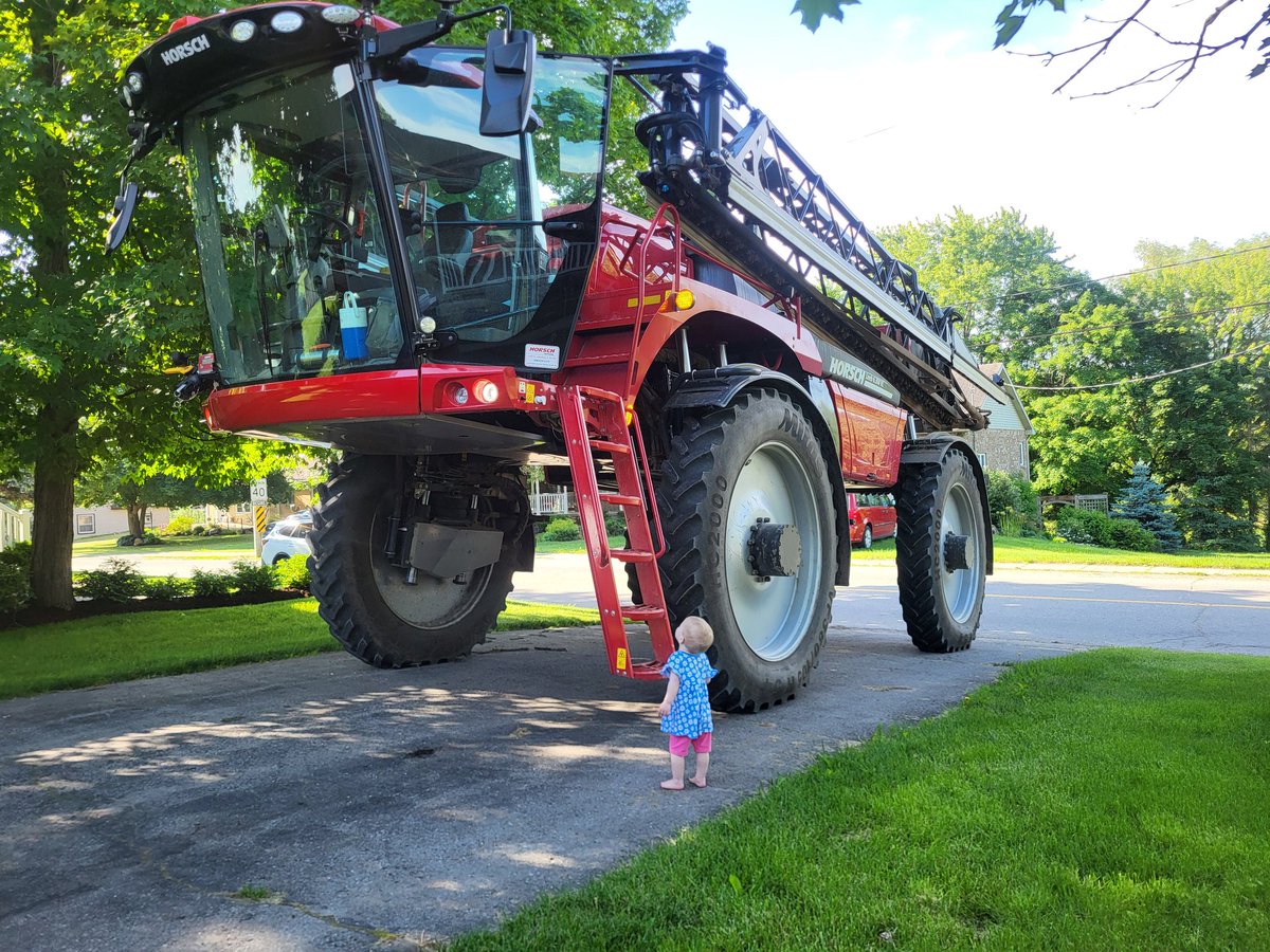 Quick stop at the house to show Soph the new wheels #ontag