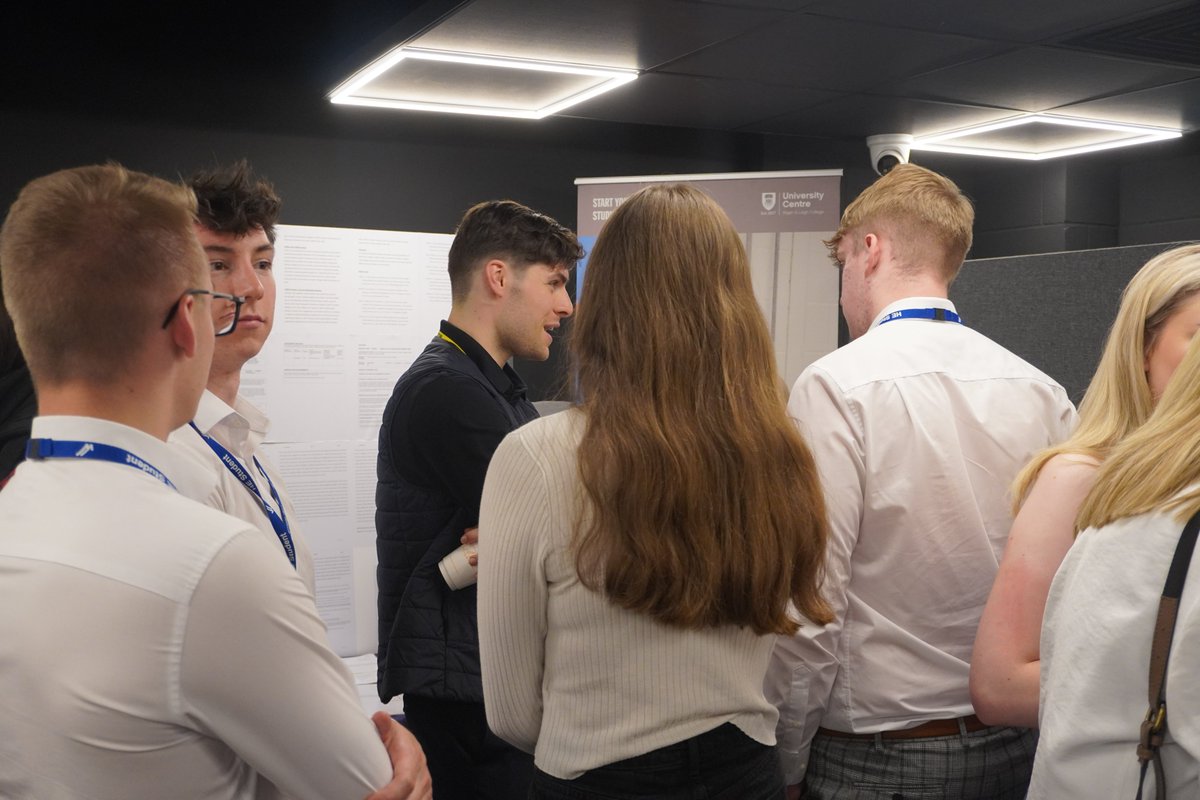 UniCentreWLC's tweet photo. Our HE students presented their research projects to their peers and visitors at our annual Research Symposium today.

The event ended with a keynote speech by Science Lecturer, Kate Arrand who shared her career journey  and the fantastic cancer research work she's involved in. https://t.co/c0R12320ce