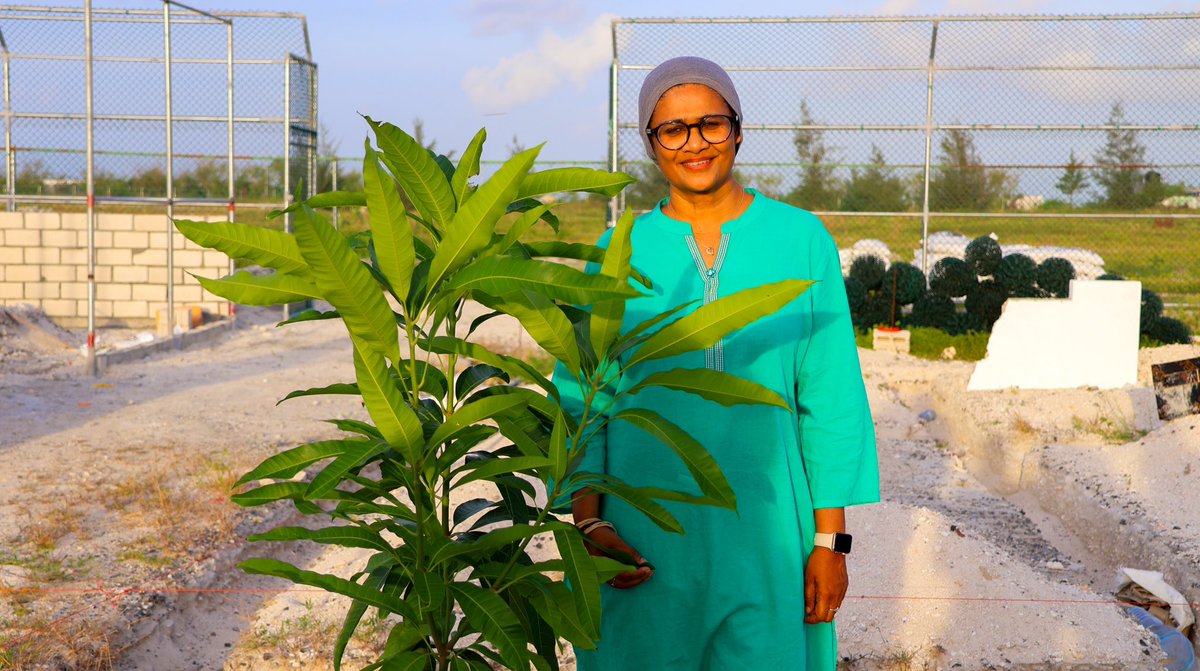 MAAWmv's tweet photo. ކުރިއަށް އޮތް 5 އަހަރުތެރޭގައި ރާއްޖޭގައި 5 މިލިއަން ގަސް އިންދުމަށް އަމާޒުކޮށް ރައީސް ޑރ. މުޢިއްޒު ފައްޓުވައިދެއްވި ޕްރޮގްރާމްގެ ދަށުން، ގްރޭޓަރ މާލެ އޭރިއާގައި އިމާރާތްކުރުމަށް ހަމަޖެހިފައިވާ ޕެޓް ކެއަރ ފެސިލިޓީގެ ބިމުގައި ގަސް އިންދުން
@mmaryambu
@MaleCitymv 
@MoEnvmv https://t.co/J0lp7oNpJx