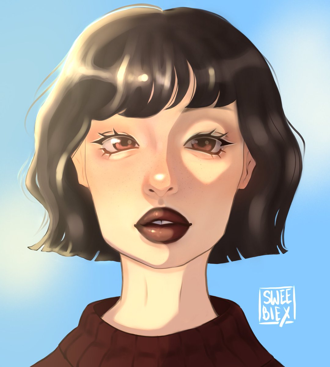 sweebaex's tweet photo. ☀️ #art #ProcreateArt #portrait #digitalart https://t.co/UwxvBh1hfW