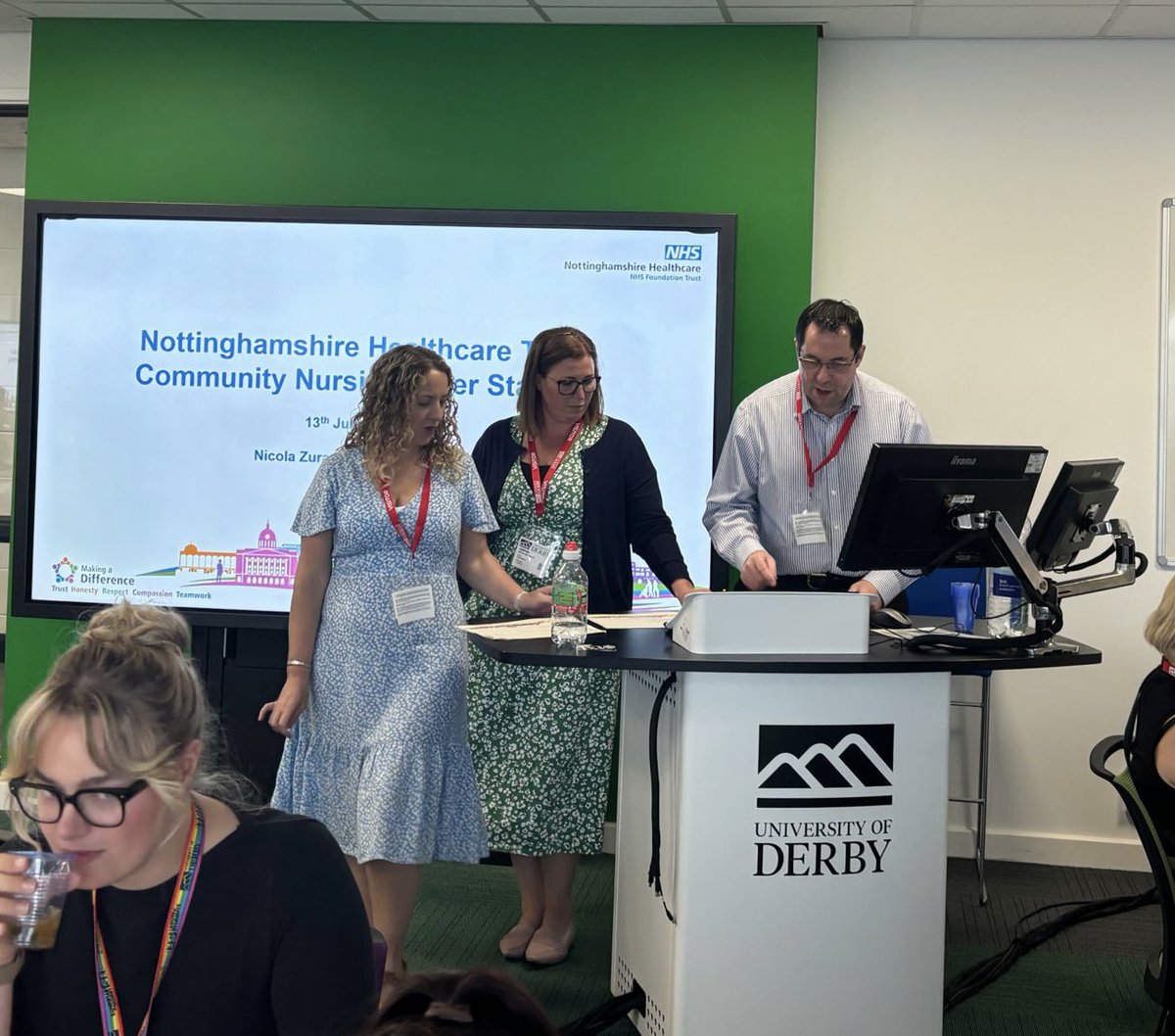 KatieGr30416370's tweet photo. Our Safer staffing journey so far! Successfully delivered our presentation at #ADNE conference @NicolaZurawliw @TowneClaire @AshmoreSarajane @hayley_darn https://t.co/cjOeGTot4H