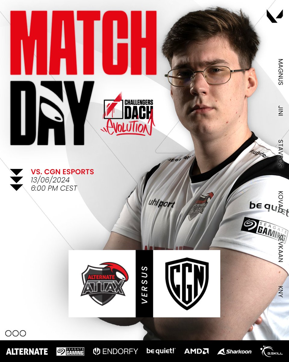 ATNattax's tweet image. Prepare for trouble, make it double! 💥 Heute Abend stehen direkt zwei VALORANT Matches auf dem Plan. Den Anfang macht unser @valleague_dach Team um 18:00 Uhr gegen @cgnesportsgg. 😎

#ChallengersDACH | #aufgehtsattax