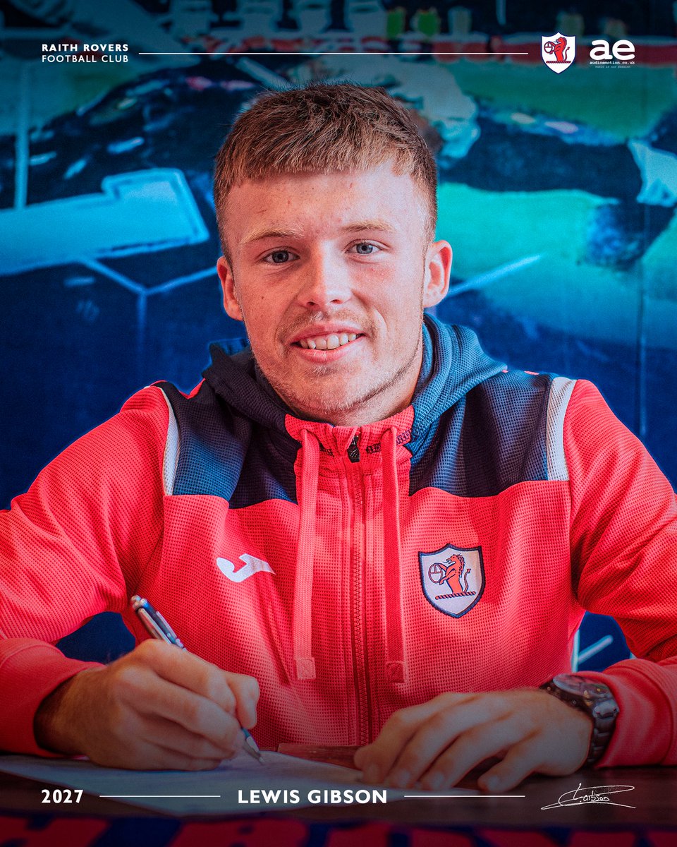 🤝 LEWIS GIBSON SIGNS!

We’re delighted to welcome 18-year-old winger Lewis Gibson on a three-year deal from Queen of the South.

The highly-rated youngster has already notched up over 60 professional appearances and showcased his talent with both goals and assists.

#YouBelong