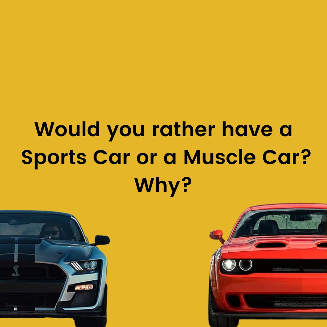 johnclaywolfe's tweet image. This ain't Fast &amp;amp; Furious, but I'm curious which one you prefer: Muscle Car or Sports Car?

Comment below... 👇

#cartalk #carculture #americanmusclecars #sportscars
