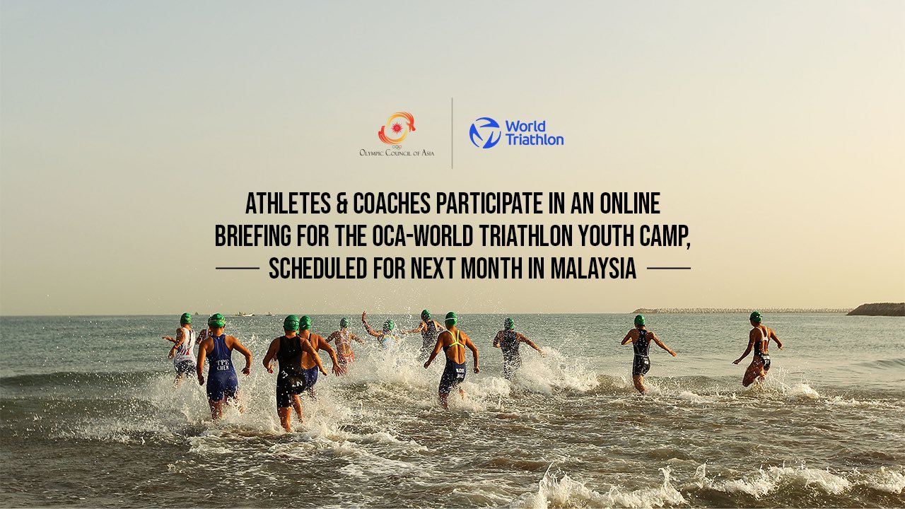 Olympic Council of Asia on X Athletes coaches gearing up for the OCA Triathlon YouthCamp in Malaysia joined an online briefing on Wed. With 73 participants from 25 NOCs the camp