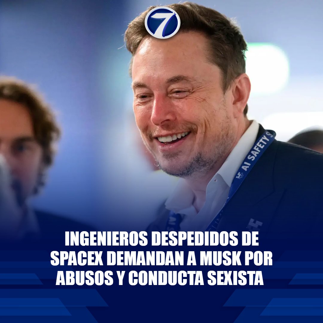 Noti7Guatemala's tweet image. Ingenieros despedidos por la empresa de #Musk, lo demandan por #abusos laborales y una cultura sexista 😱➡ bit.ly/4bVypc7