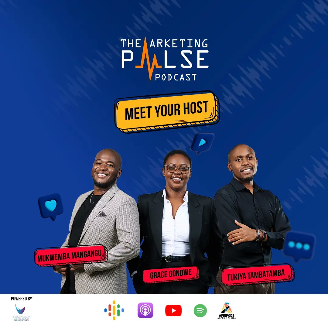 VibecastZM's tweet photo. Catch up on the latest episodes of @kachihande and @themarketing_pulse podcasts. These are some of the podcasts under the Vibecast Network. You can listen via our website (https://t.co/VTisfs5QlP). Podcasts are also available on @afripods @applepodcasts and @spotifyforpodcasters https://t.co/eHLMJEkcGJ