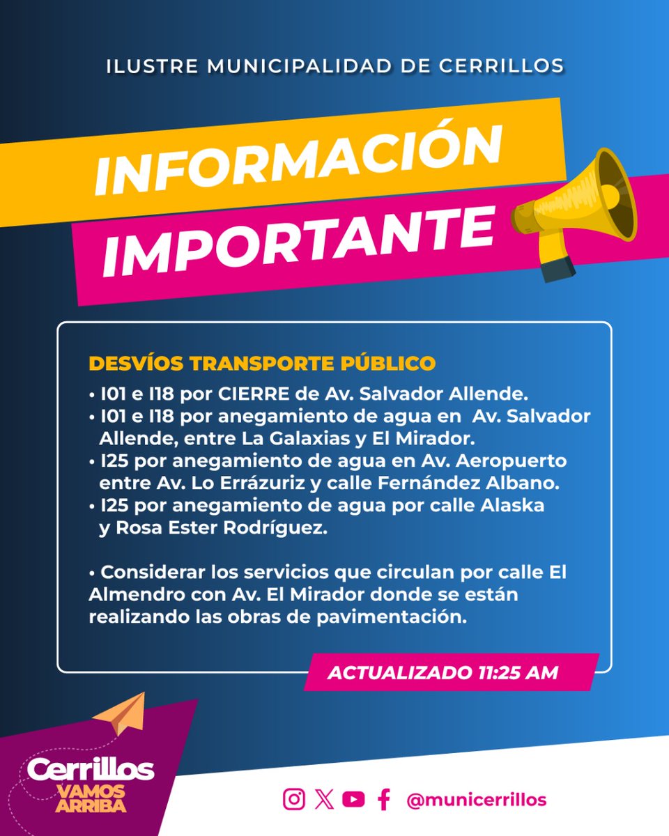 Muni Cerrillos tweet media