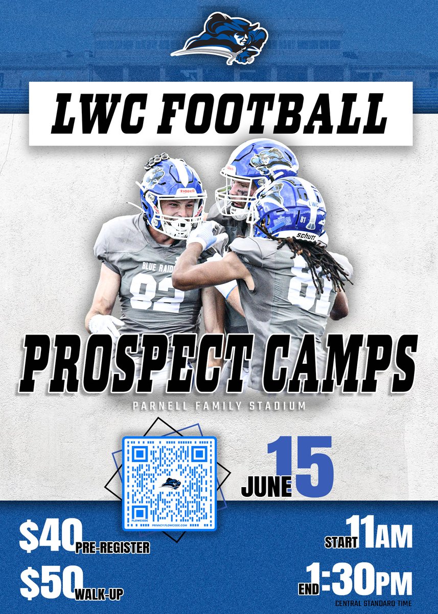 Today is the last day to Pre-Register for our Prospect Camp Saturday! 

We will still accept walk ups.

Its going to be a great day! Sign up now!!!! 

commerce.cashnet.com/LWC

#1and0