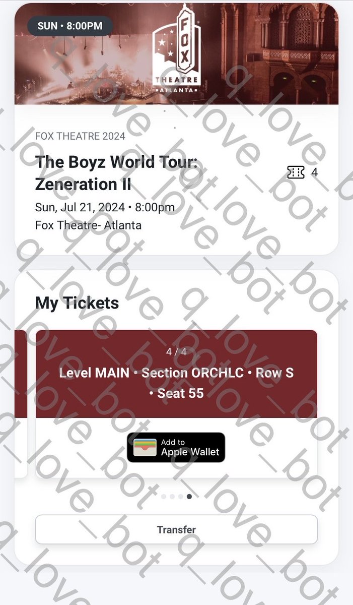Q_love_bot's tweet photo. WTS THE BOYZ ZENERATION ATLANTA FOX THEATRE P2 ($200 EACH) lanyard and photocard included
ORCHLC O 71
ORCHLC P 55
ORCHLC S 55

#THEBOYZ #TBZ #ZENERATION #tbz #kevin #sunwoo #eric #sangyeon #hyunjae #younghoon #chanhee #juyeon #haknyeon #jacob #chanhee https://t.co/sGrsw88ZzT