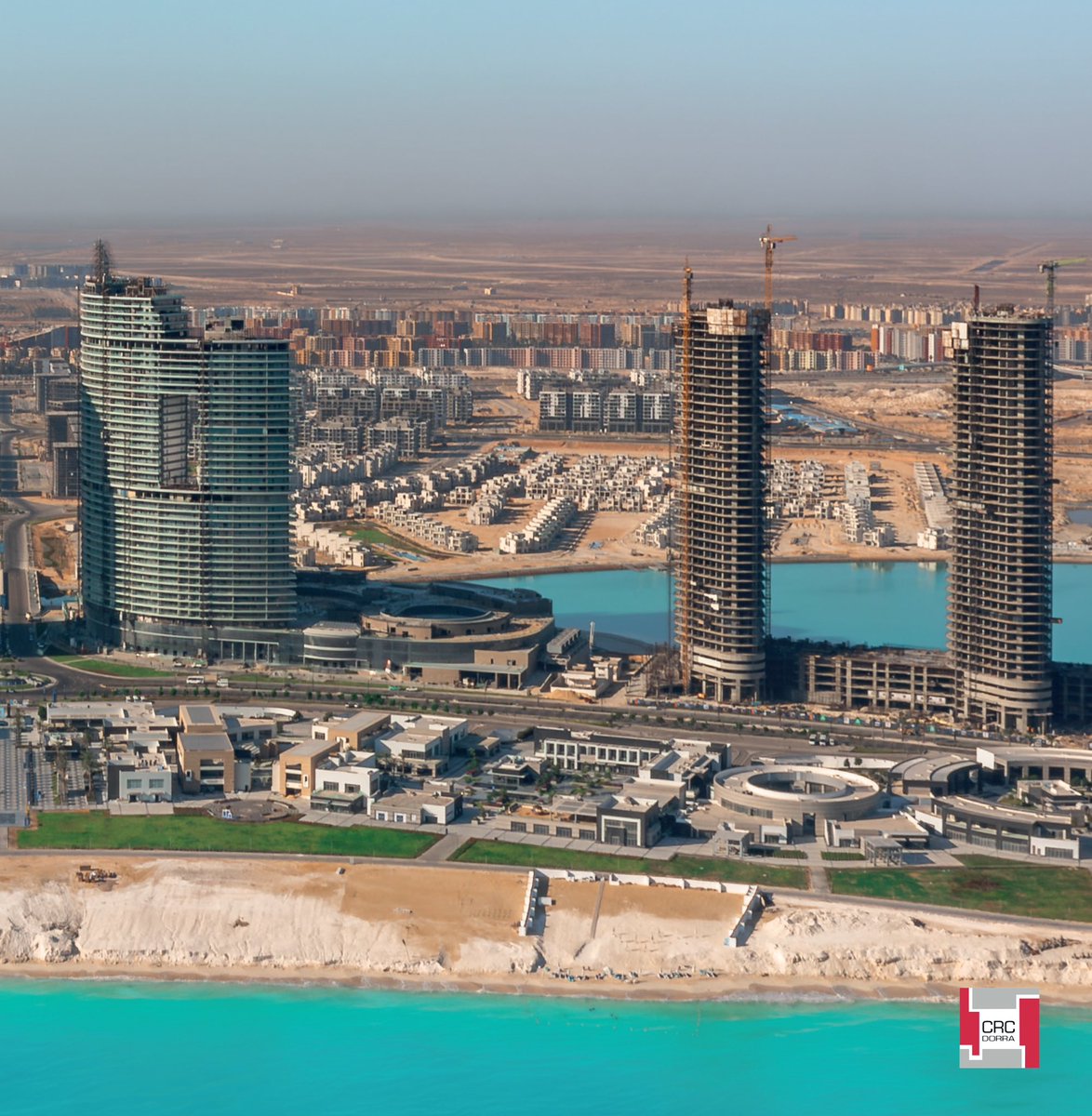 CRC_Dorra's tweet photo. We are pleased to share the latest construction update for The Gate Tower, New Alamein City, North Coast Egypt. 
The Gate Tower LD05 is taking shape, offering stunning beachfront living. Stay tuned for more progress! 
https://t.co/AMAdekmOsb https://t.co/HbkBgHntul