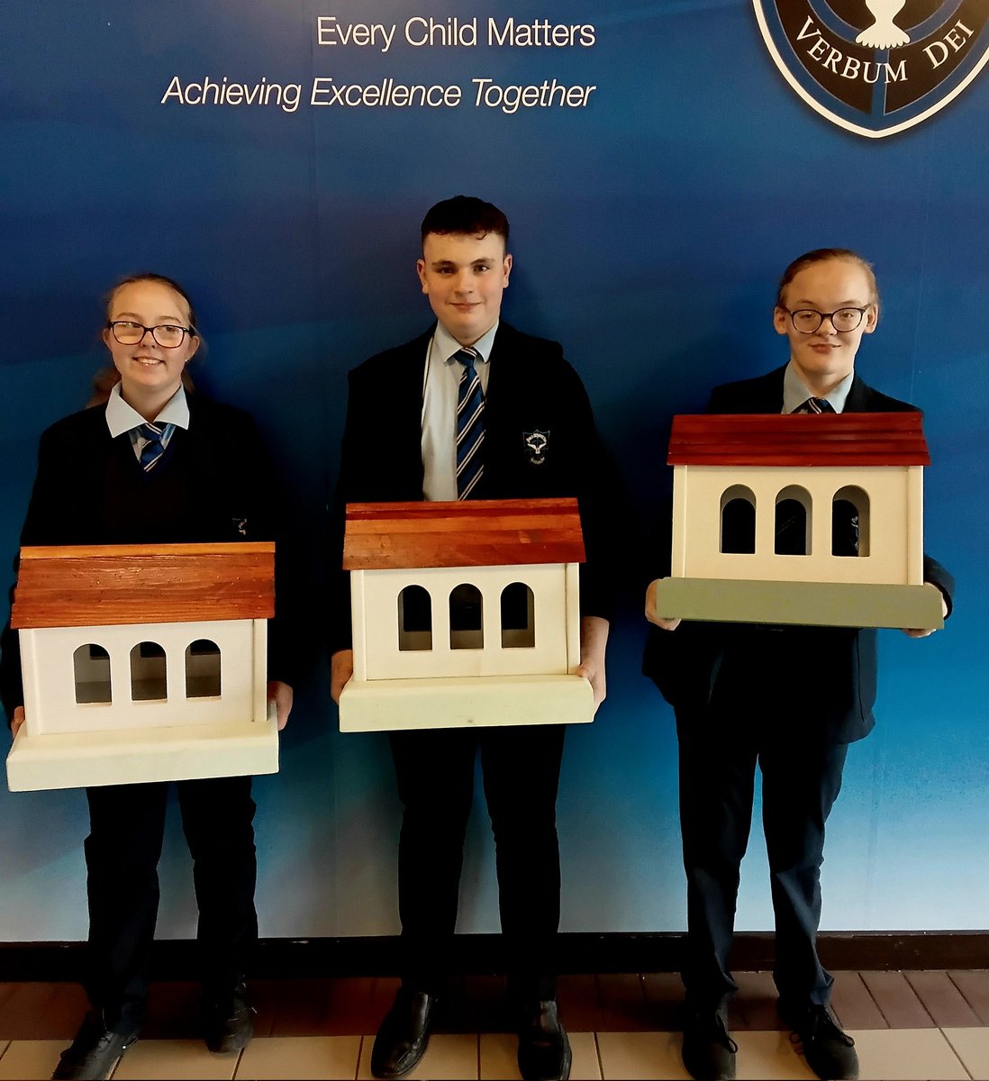 More examples of the wonderful skills our pupils are learning  in the Design and Technology department <a href="/StPatsMaghera/">St Patrick's College</a> These Year 12 pupils are delighted with their bird houses. 🐦