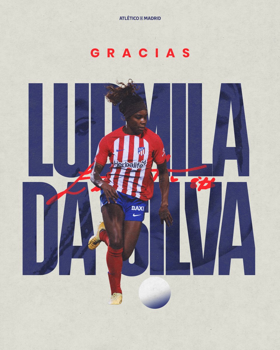 AtletiFemenino's tweet photo. Ludmila y Leicy Santos no continuarán la próxima temporada en el club.

¡Este sábado, a la conclusión del #AtletiVillarreal, homenajearemos a nuestras dos leyendas!👏

🔗 https://t.co/O5gbXQVGFf

¡Gracias por todo, Ludmi y Lei! ❤️🤍 https://t.co/xuwyk77kam