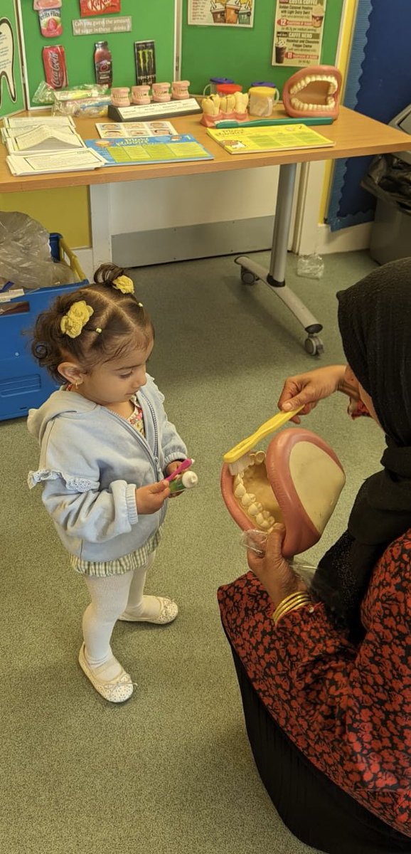 The Oral Health Improvement team are busy delivering oral health advice as part of National Smile Month <a href="/BDCFT/">BDCFT NHS</a> #oralhealth#startforlife