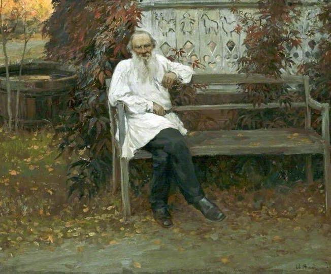 OutlawsPoetic's tweet photo. “A quiet secluded life in the country, with the possibility of being useful to people to whom it is easy to do good, and who are not accustomed to have it done to them; then work which one hopes may be of some use; then rest, nature, books, music, love for one's neighbor — such is my idea of happiness.”

—Leo Tolstoy